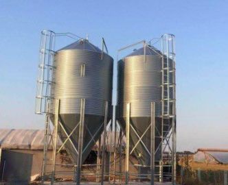 2000 Ton Large Grain Bin Systems Storage Rice Corn With Conveying System
