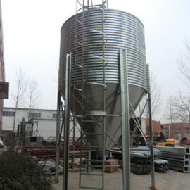 Conical Steel Grain Bin Hopper Bottoms Cleaning Ventilation Support